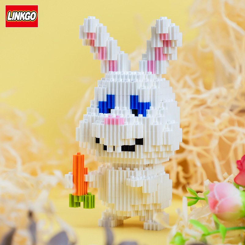 Bộ đồ chơi lắp ráp Đẳng Cấp Thú Cưng - Mô hình 3D LINKGO Nanoblock