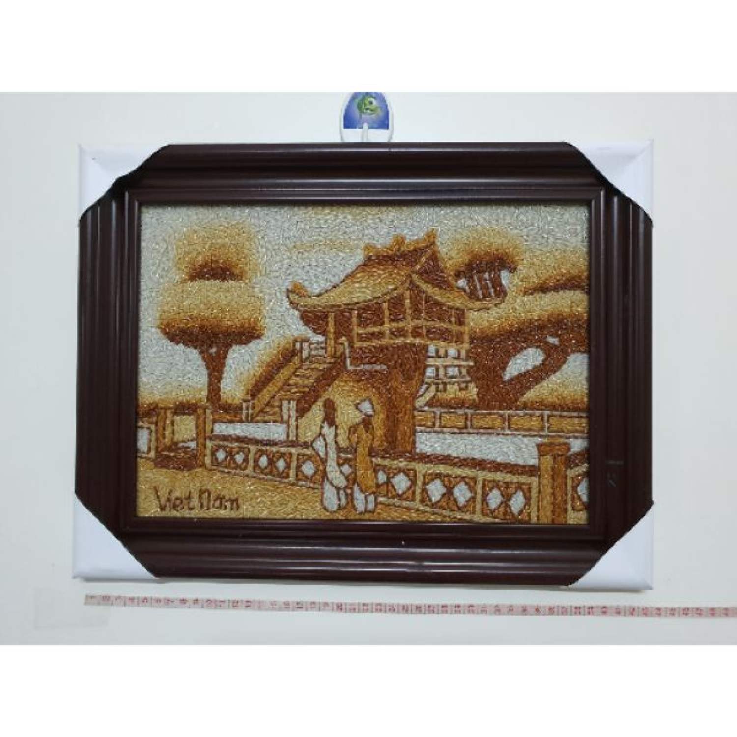 Tranh gạo lưu niệm việt nam