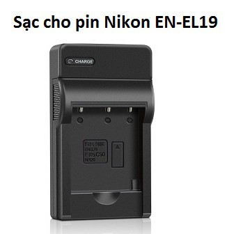 Pin, sạc EN-EL19 dùng cho máy ảnh du lịch hiệu Nikon
