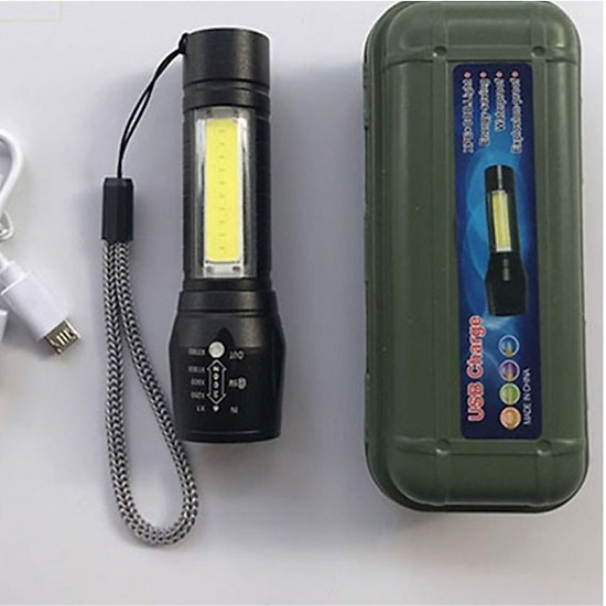 [HCM]Đèn Pin Mini Siêu Sáng Cao Cấp Có Zoom