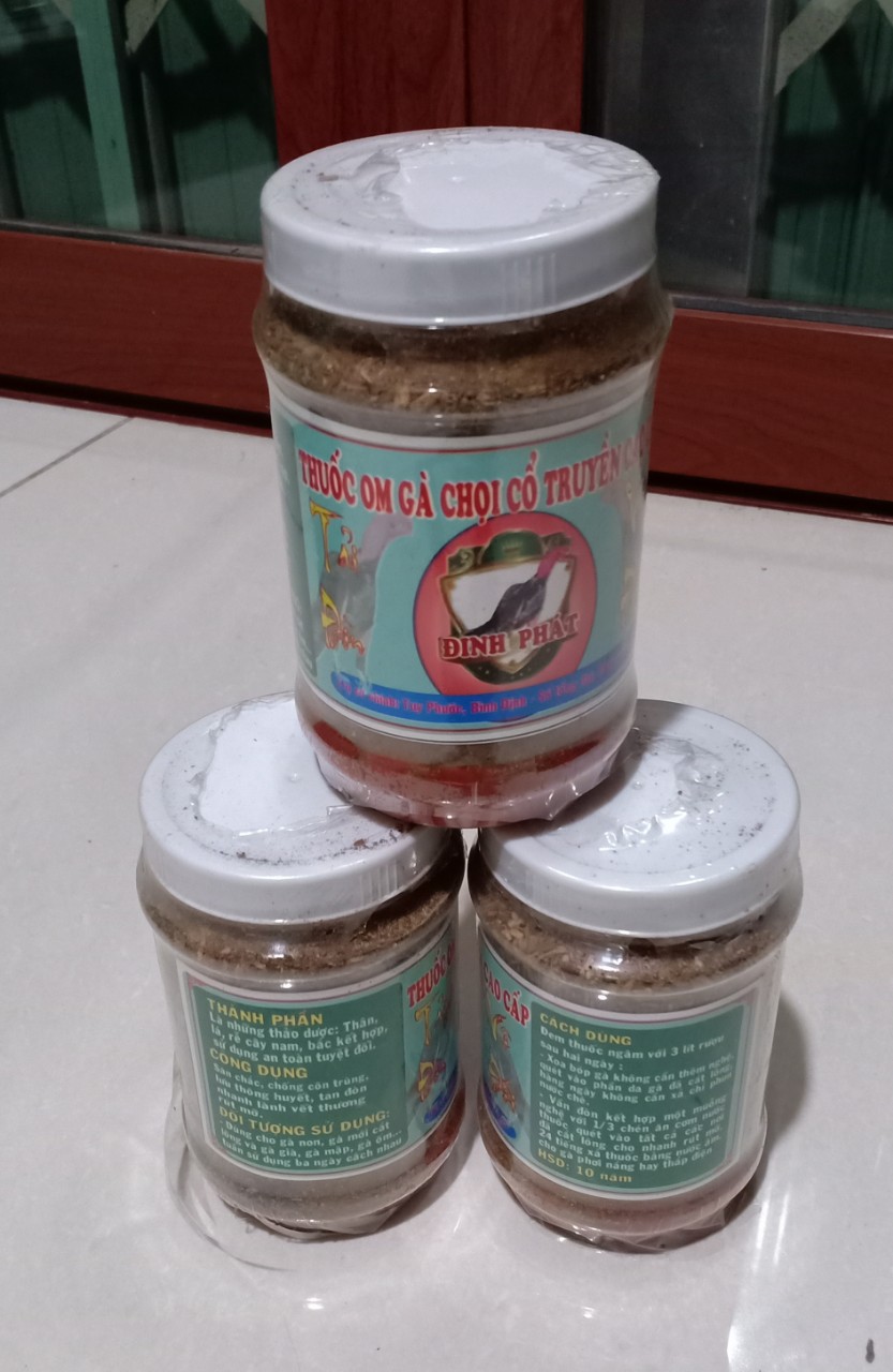 Thu.ốc om gà chọi cổ truyền