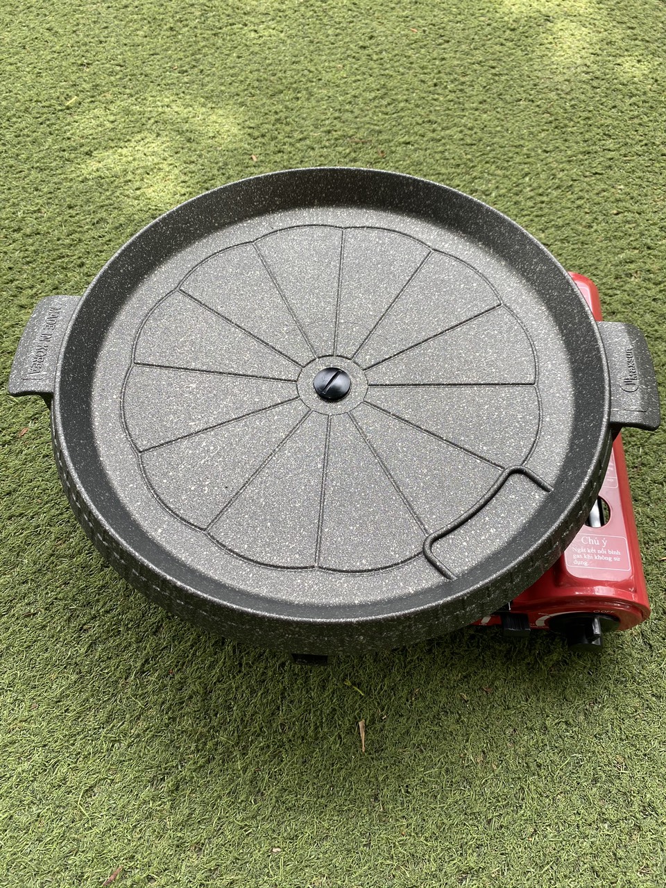 Chảo nướng Hàn Quốc Maxsun hình tròn (NEW MODEL)