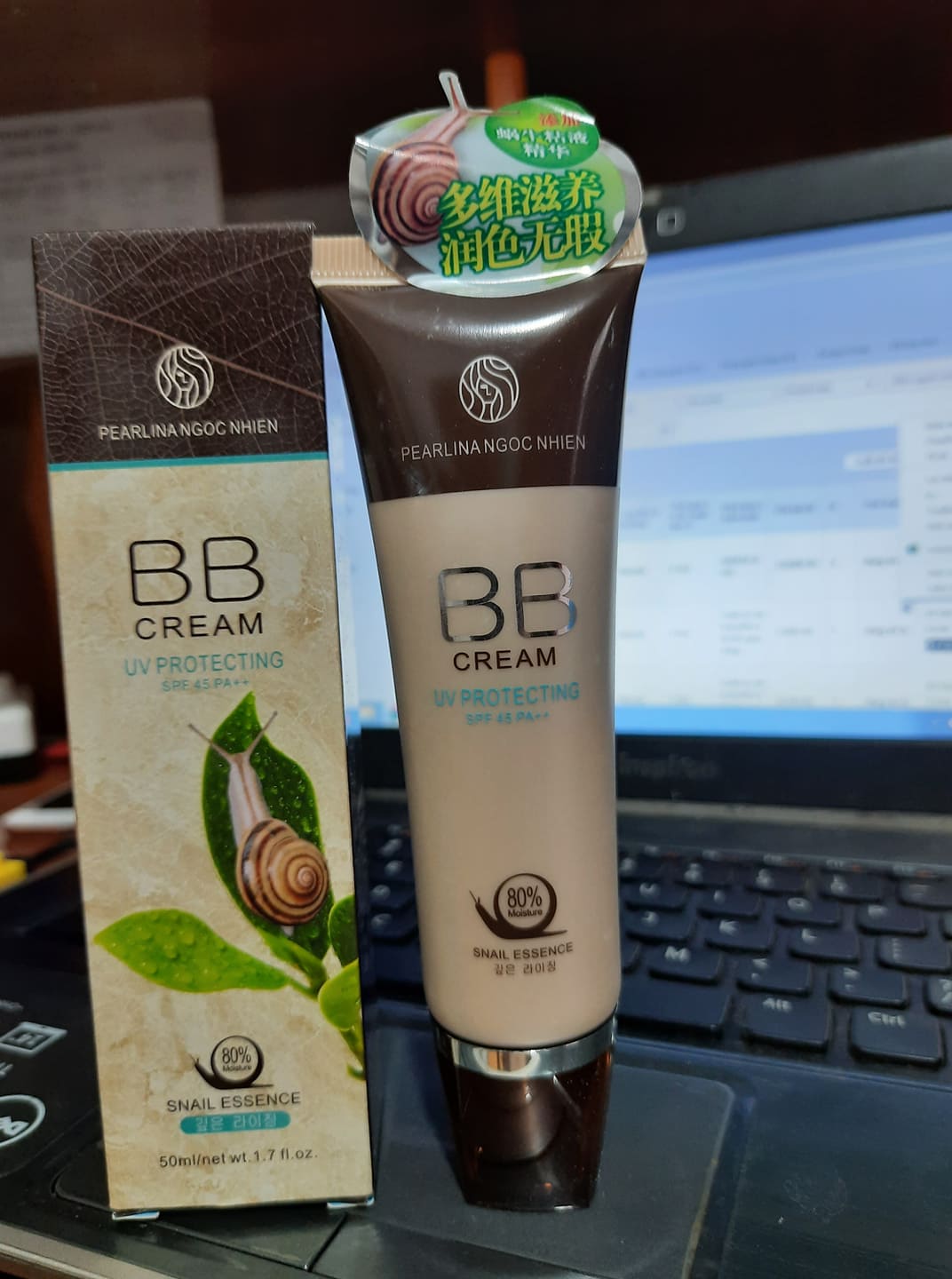 [HCM]Kem Nền Dưỡng Trắng Da BB Ốc Sên Siêu Mịn