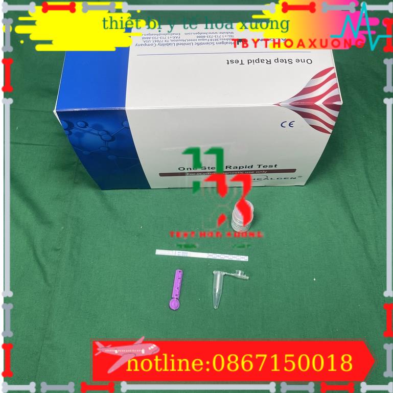 Bộ kit thử viêm gan b hbsag dạng khay fastep mỹ, que test giúp phát hiện nhanh & chính xác 99.99%, an toàn tiết kiệm.