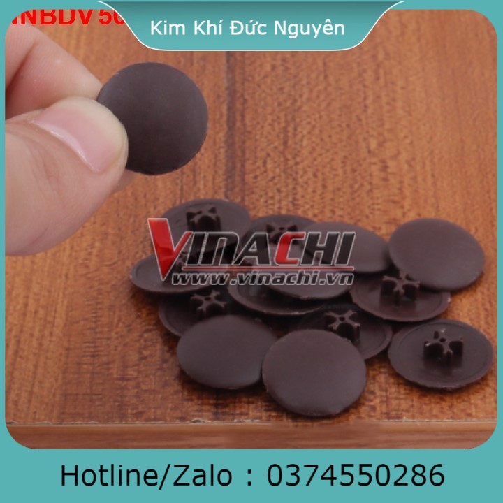 Nút Nhựa Bịt Đầu Vít - Túi 500 Cái - Nút Nhựa Bảo Vệ Đầu Vít Chuyên Dùng Cho Đồ Nội Thất, Nút Nhựa Bịt Đầu Vít Ốc Liên Kết Cam