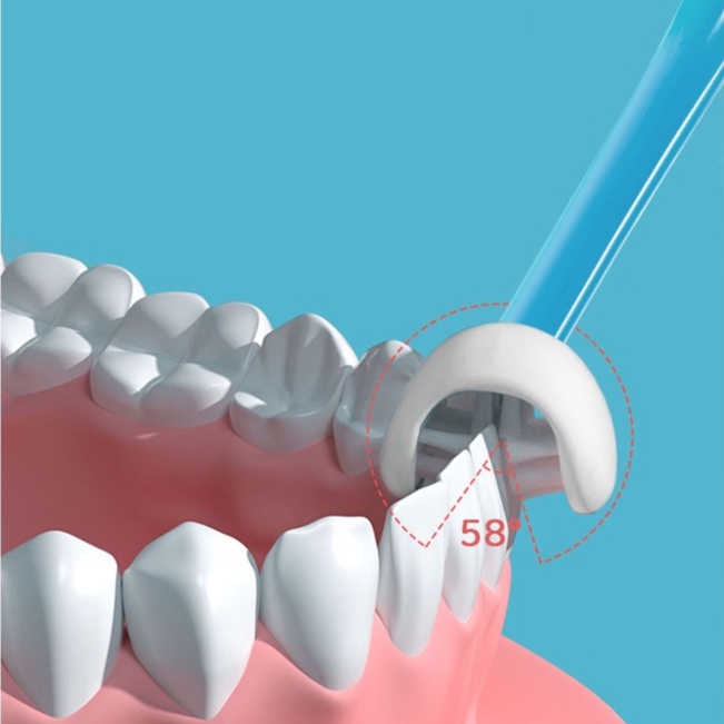 Toothbrush 3D super soft bristles attached razor blade multi-purpose.