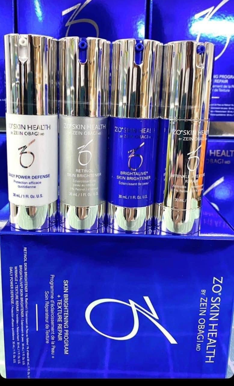 Bộ sản phẩm ZO Skin Brightening Program + Texture Repair