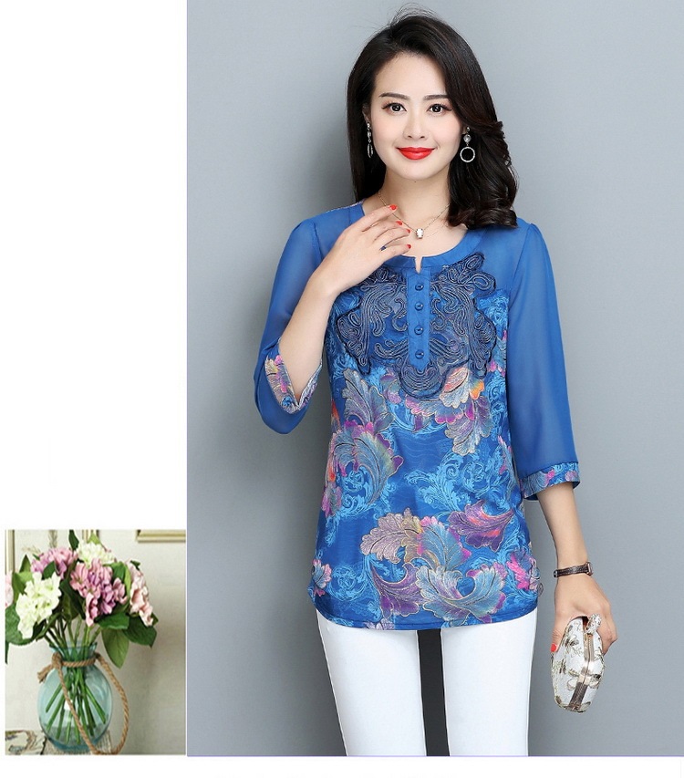 ÁO SƠ MI NỮ TRUNG NIÊN CAO CẤP KAV00165