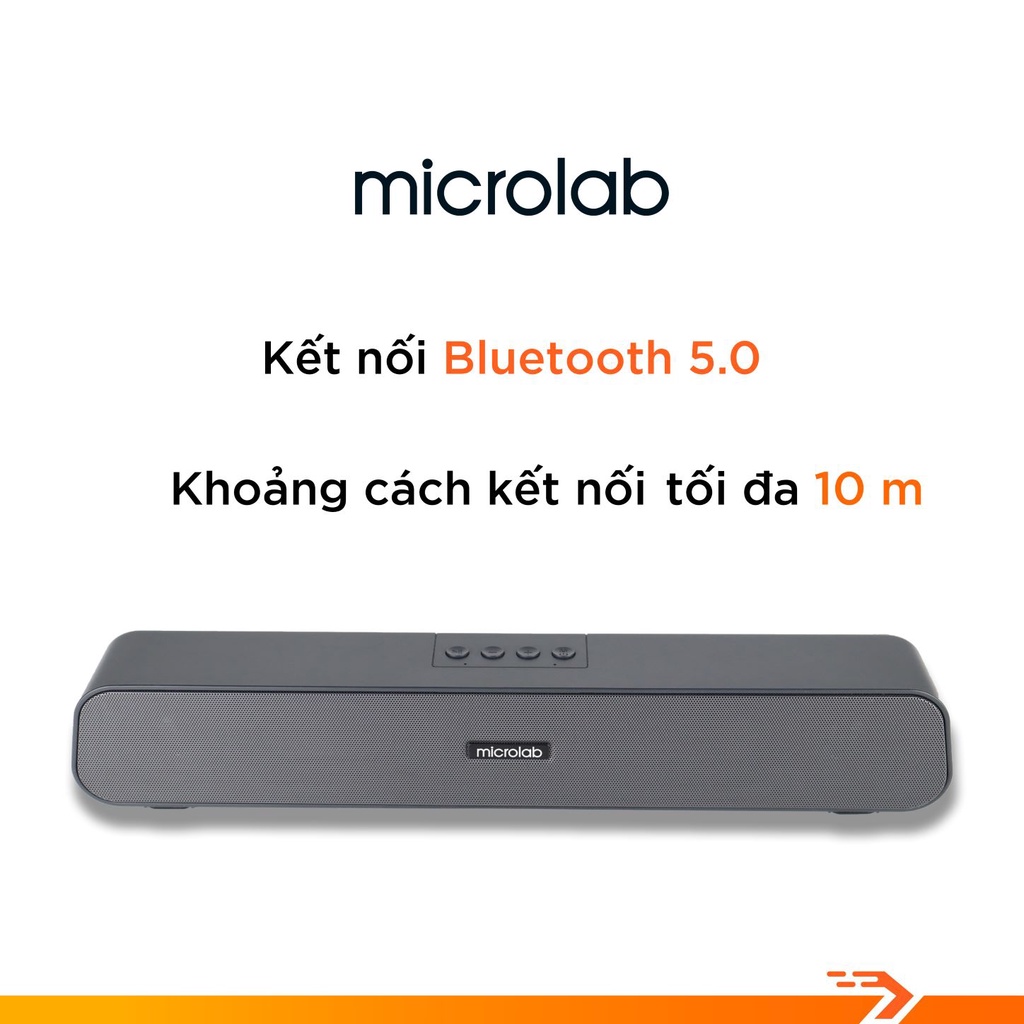 Loa bluetooth Microlab MS210 sạc pin thanh dài nghe hay đa chức năng [ Rẻ ]