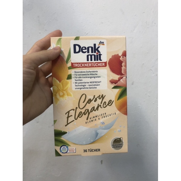 Giấy thơm quần áo Denkmit Cosy Elegance 36 tờ