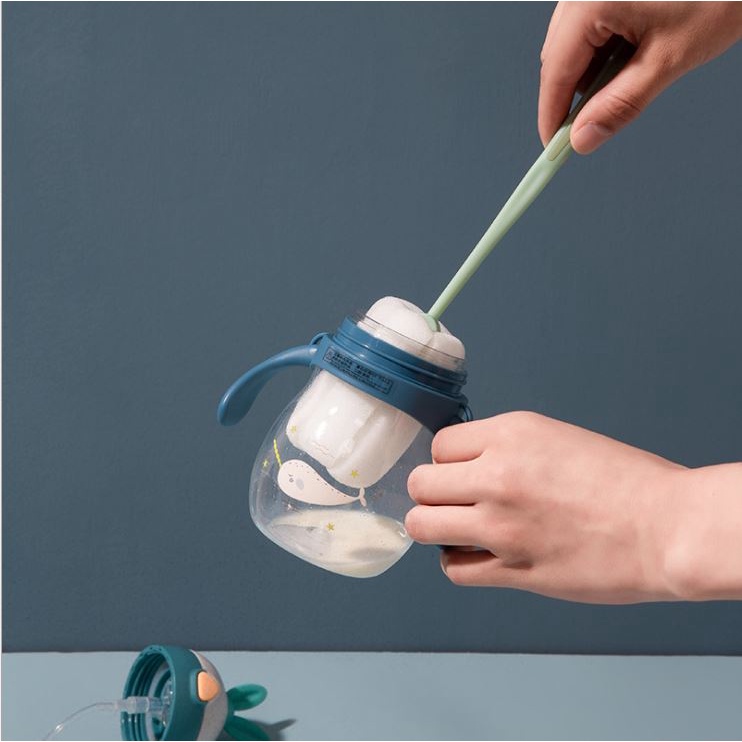 Cọ rửa bình sữa cho bé đầu mút xốp