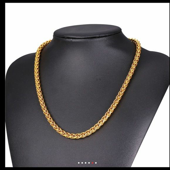 Dây chuyền nam mạ vàng 24k cao cấp