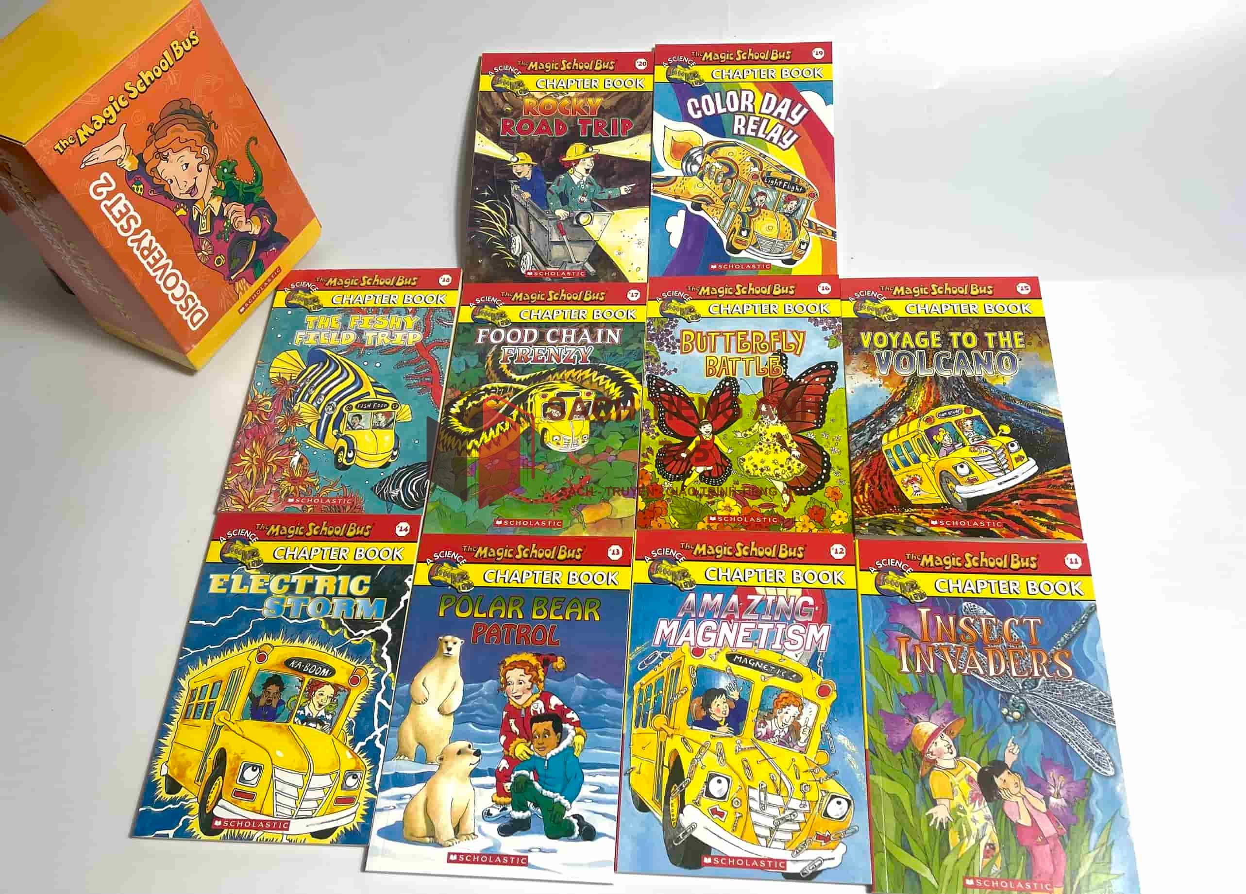The Magic School Bus Discovery |Level 1 -2 (20 Books) + AUDIO| Bản Nhập Khẩu