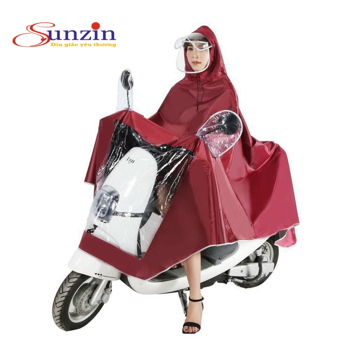 Áo mưa phản quang, áo đi mưa , áo mưa cánh dơi, áo mưa cánh dơi, áo mưa có kính che mặt sunzin - dìu giấc yêu thương