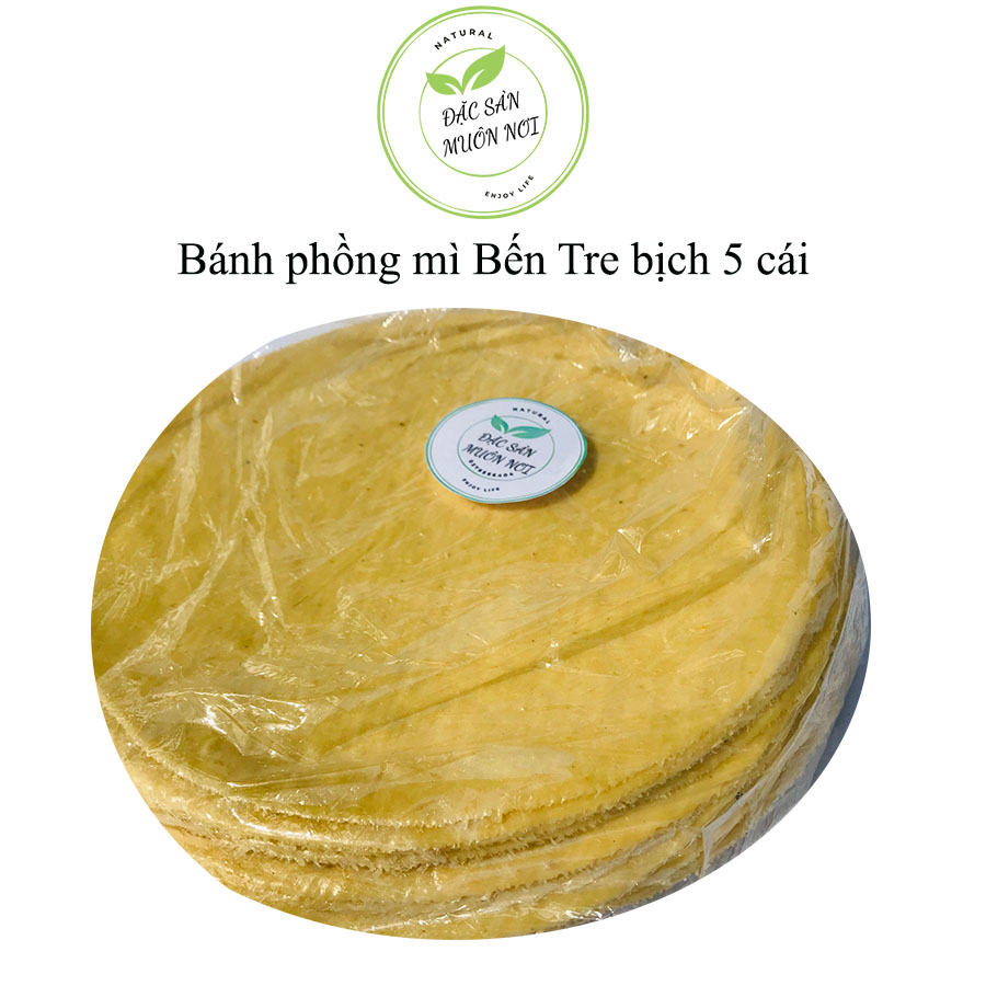 Bánh phồng mì chưa nướng bịch 5 cái (dài 20cm)
