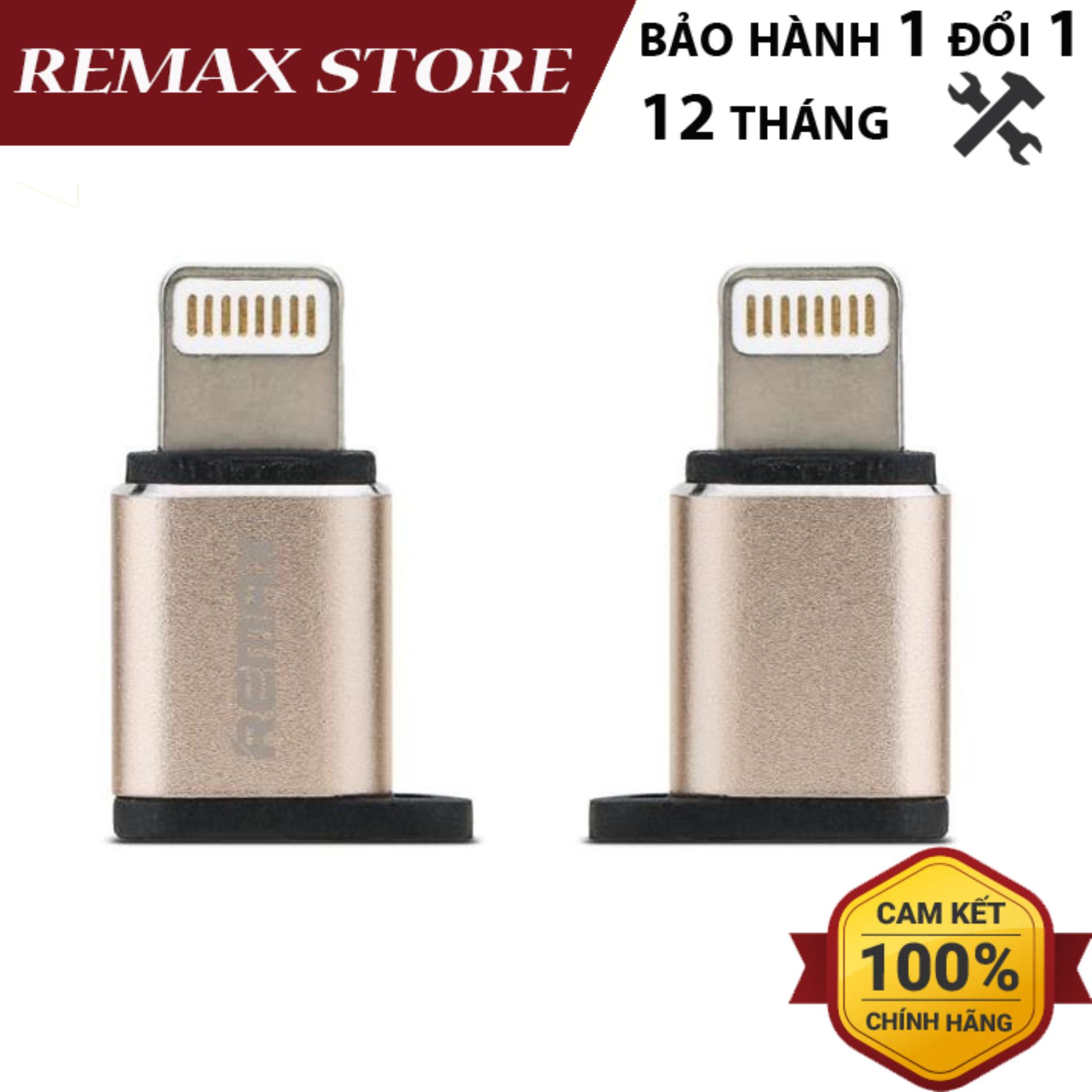 Đầu chuyển từ MicroUsb sang Lighning Remax RA-USB2