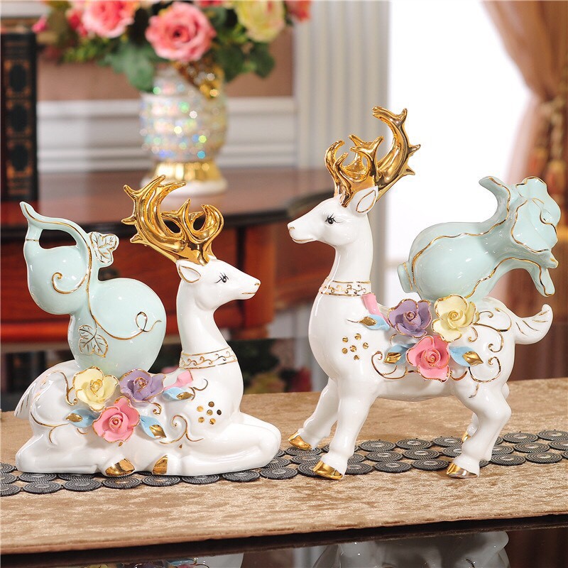Tượng gốm voi thiên nga