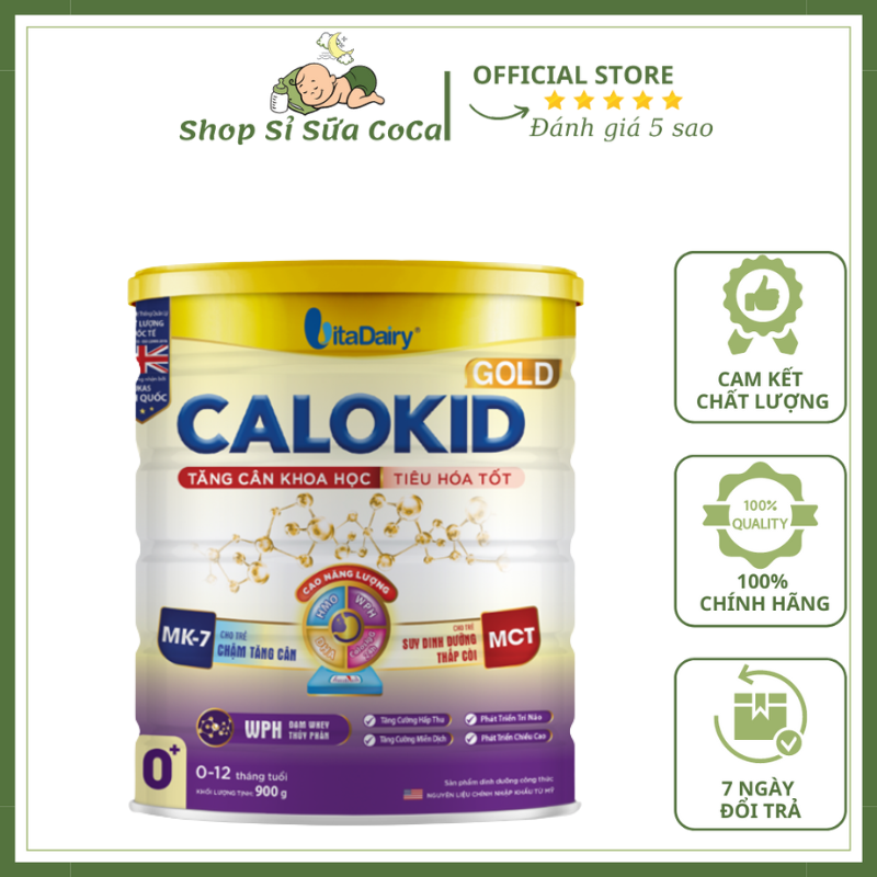 Sữa Calokid 0-1 900gr (Đầy đủ mã Qr)