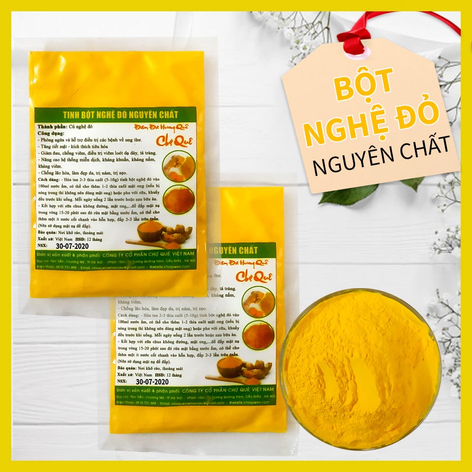 Tinh Bột Nghệ Đỏ Gói 50g