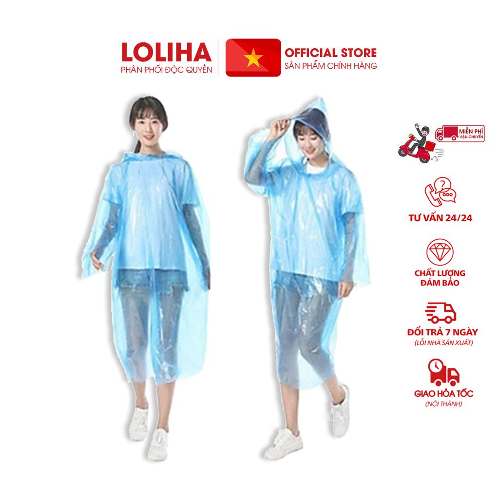 ⛔giadunghoalong⛔ bộ 10 áo mưa giấy thành long - ctkm