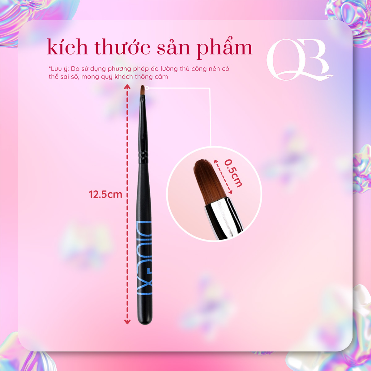 Cọ vẽ nail cọ vẽ hoa cúc (cọ bản tròn) Dingxi