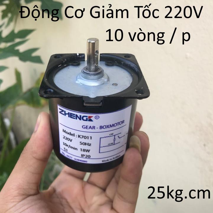 220V 10rpm gear reducer motor