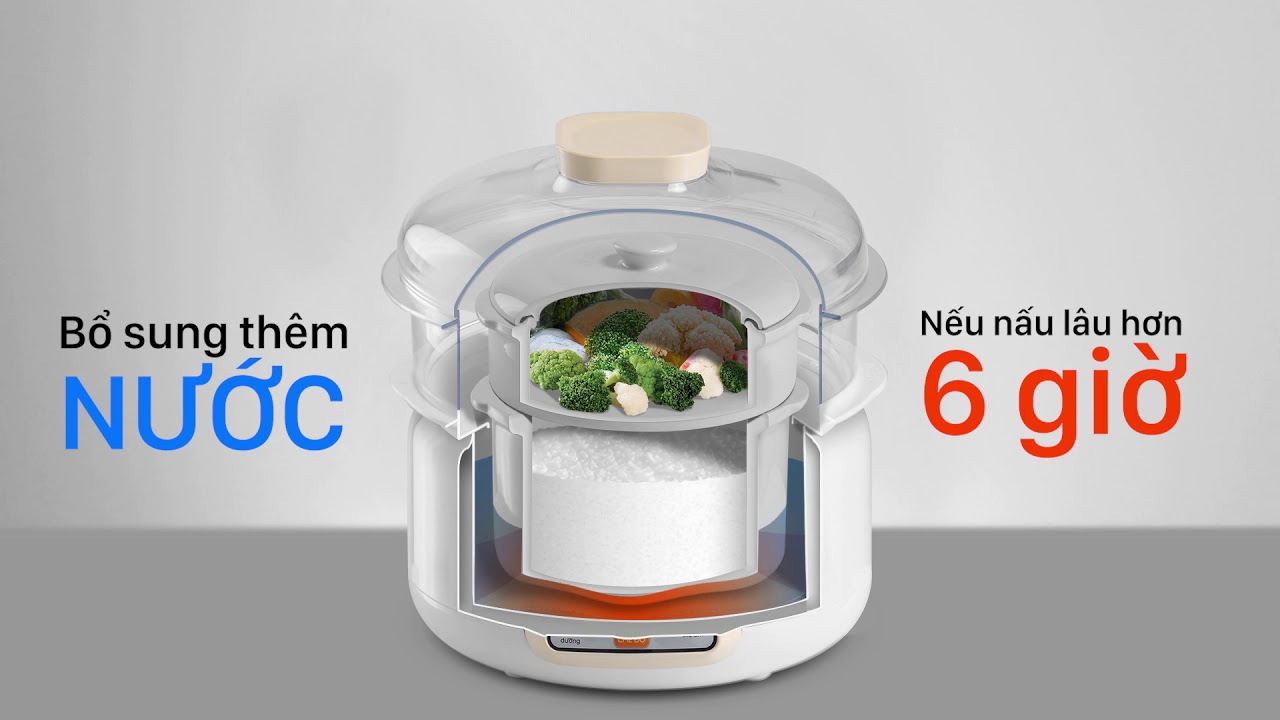 Nồi hầm chậm và hấp cách thủy đa năng 2GOOD A600