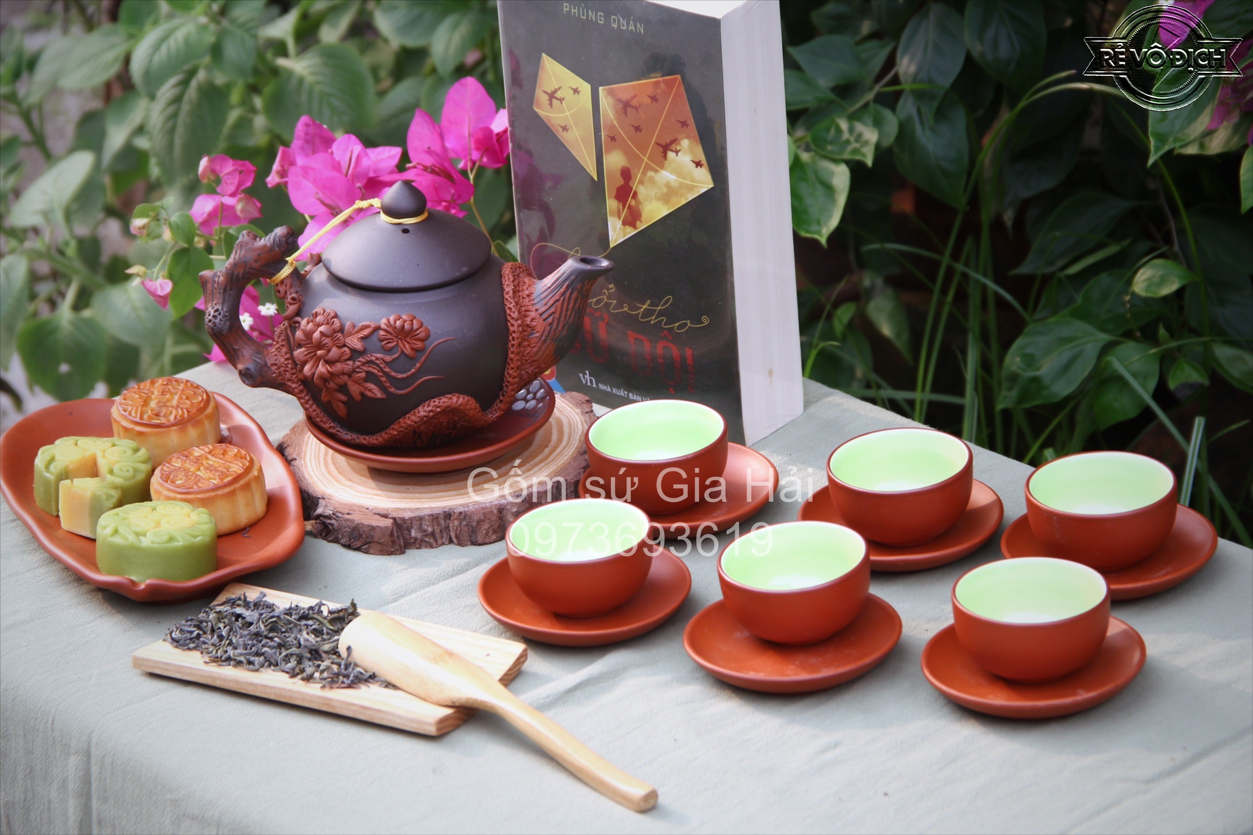 Ấm chén tử sa Bát Tràng