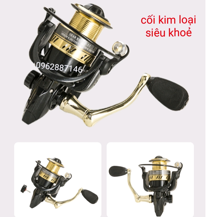 máy câu cá DWW kim loại 2000-7000 cao cấp