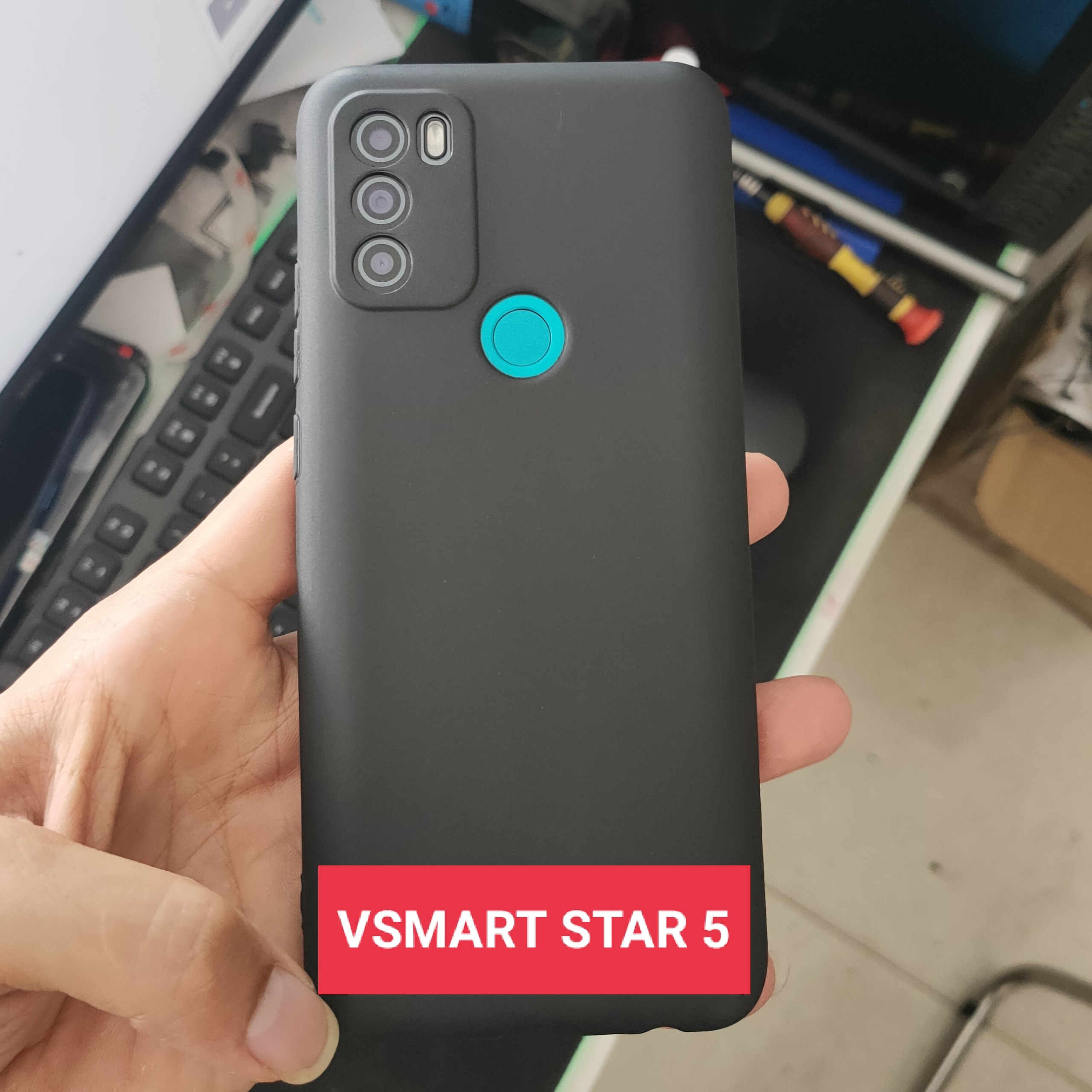Ốp Lưng TPU VSMART STAR 5 - Đen Nhám