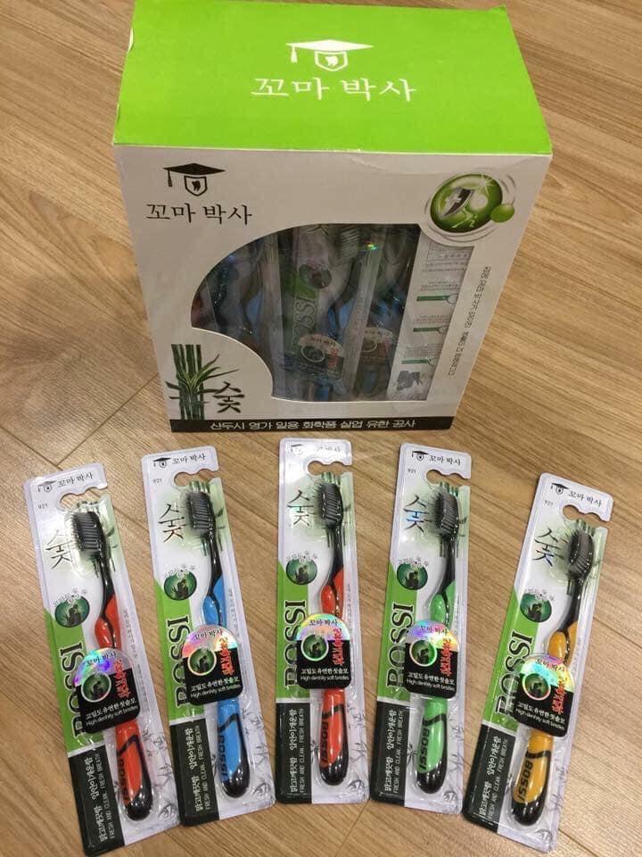 [HCM]Combo 5 bàn chải đánh răng than tre