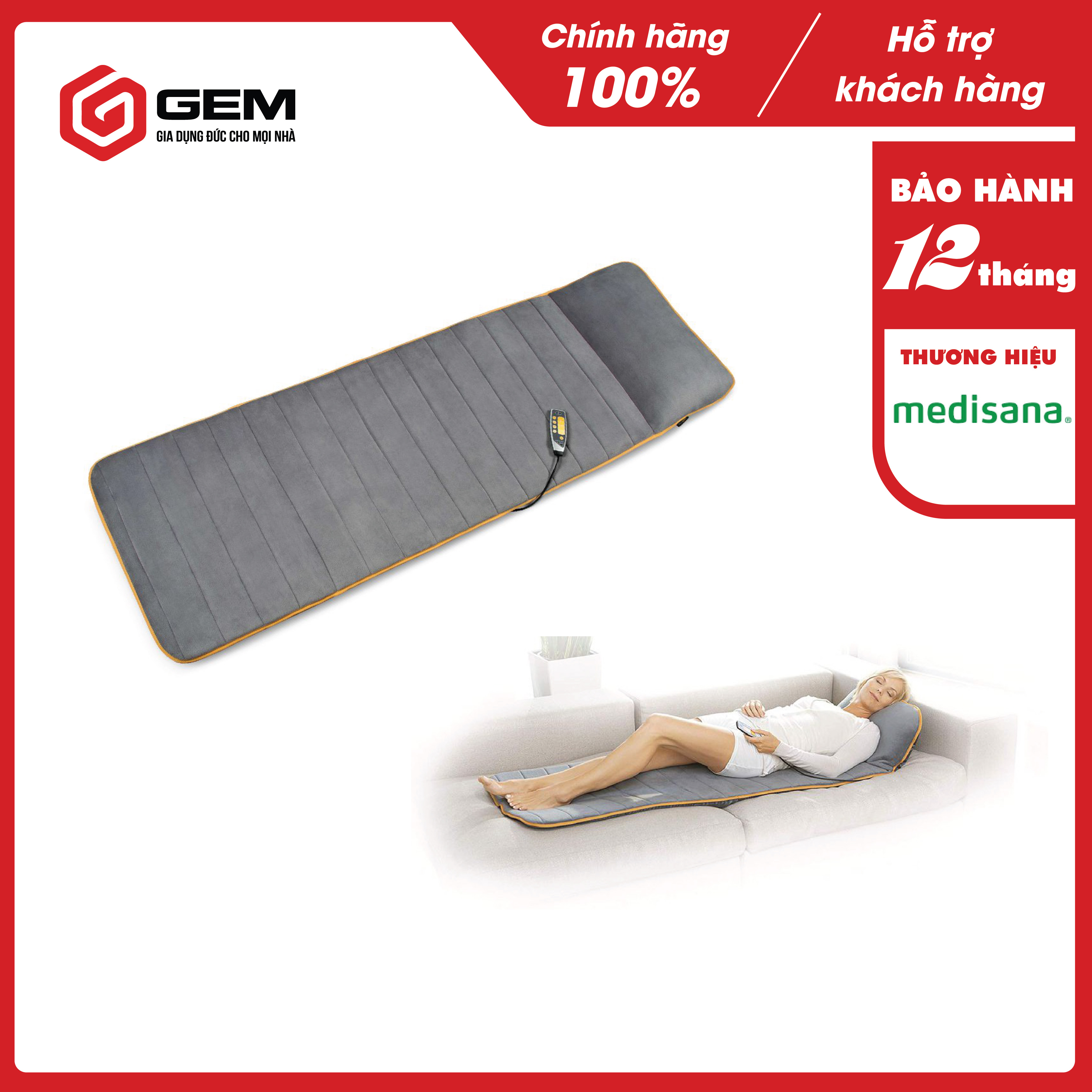 ĐỆM MÁT XA TOÀN THÂN MEDISANA - NHẬP ĐỨC