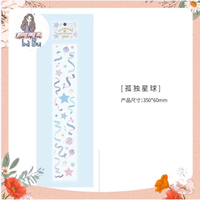 Dây stickers confetti Dùng Để Trang Trí Kpop Journal
