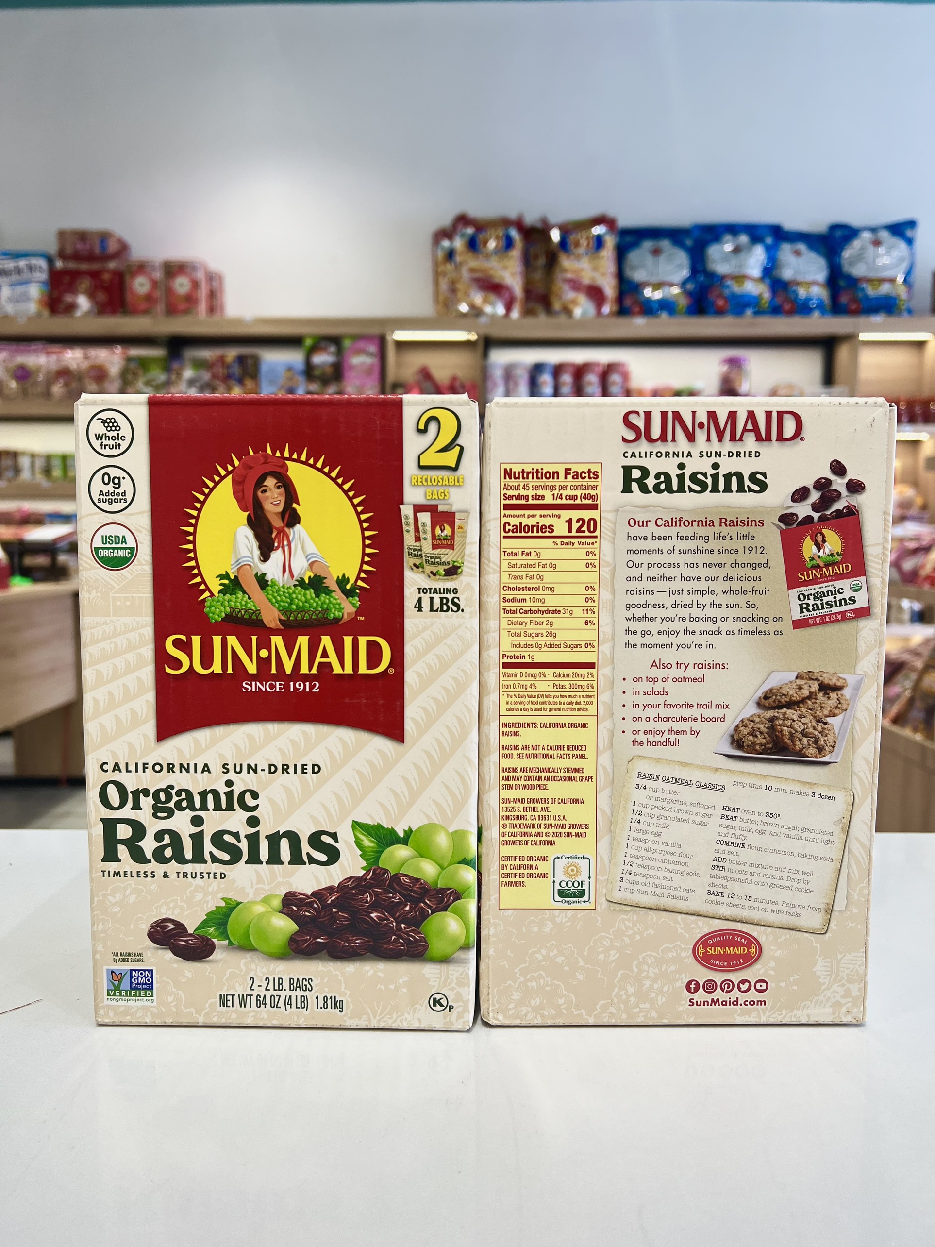 NHO KHÔ ORGANIC RAISINS SUNMAID