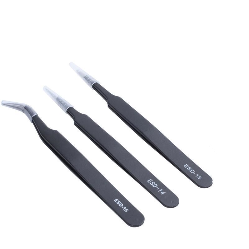 COMBO 3 NHÍP GẮP LINH KIỆN ĐIỆN TỬ ESD-11 ESD-13 ESD-15