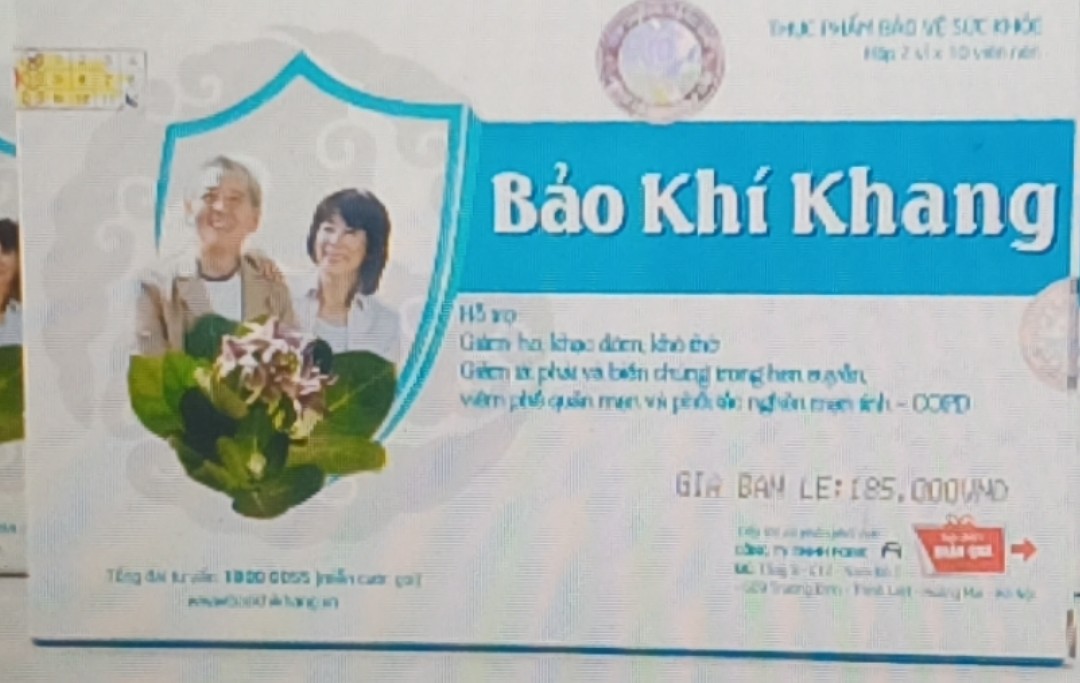 Bảo khí khang - giảm tái phát hen suyễn, viêm phế quản mạn