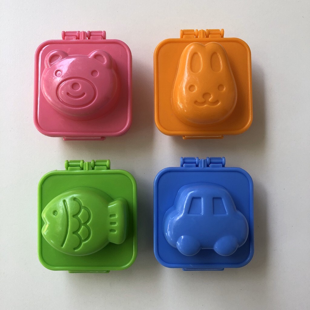 3D Molds Set 4 (FISH-RABBIT-BEAR-CAR)