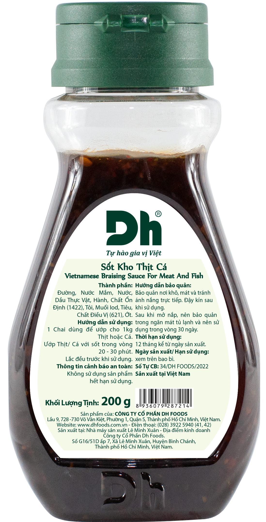 Sốt Kho Thịt Cá 200gr Dh Foods