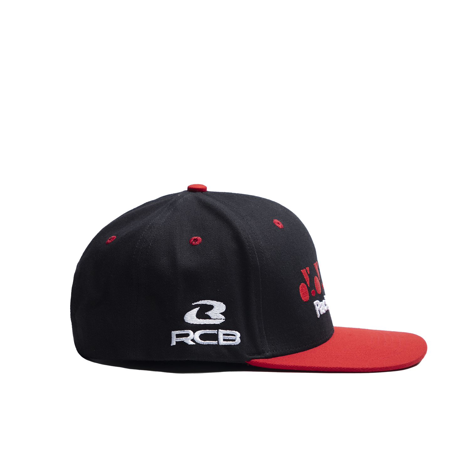 Nón snapback YY PANG RCB màu đỏ đen - Logo thêu