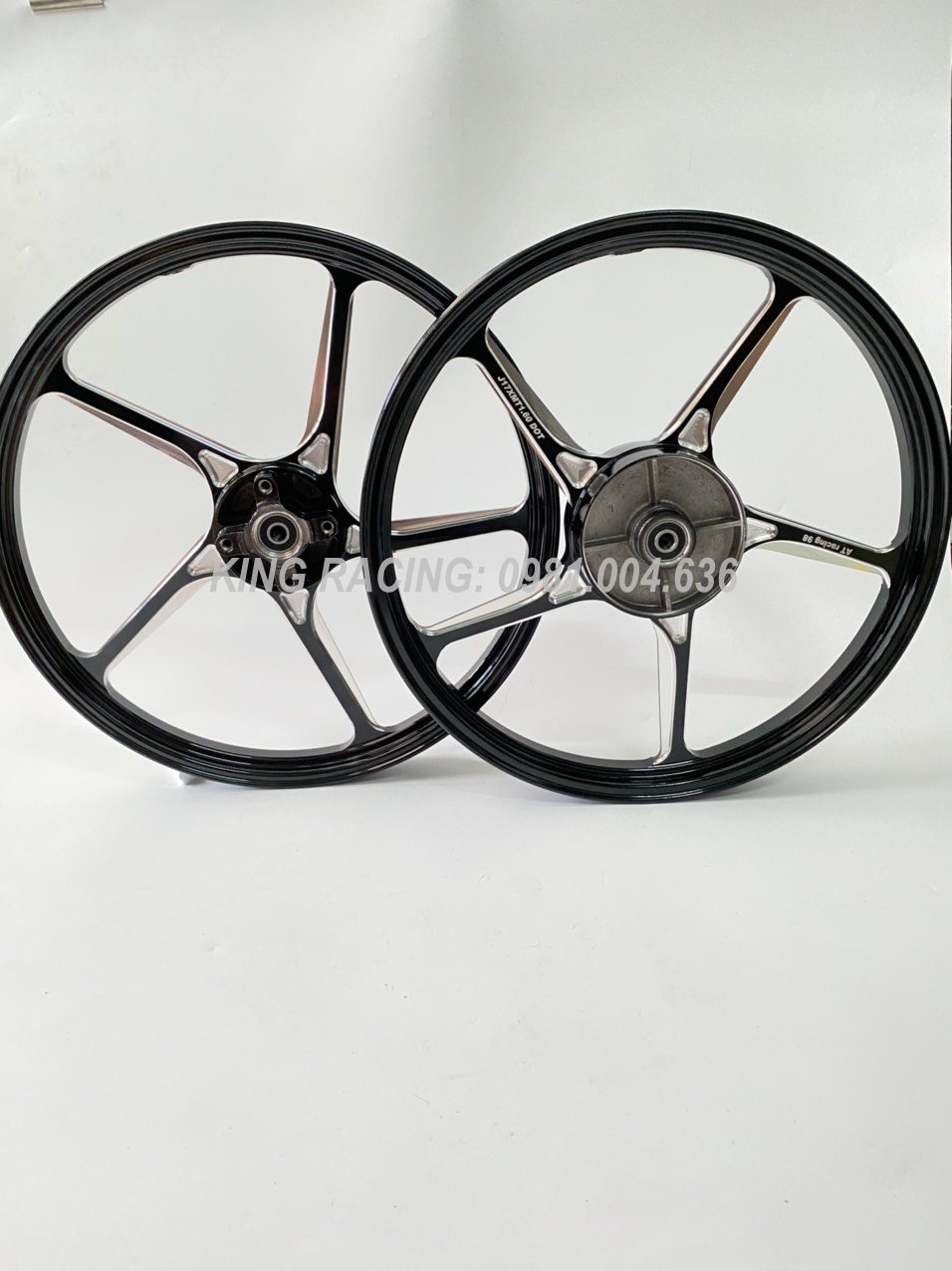 Mâm- vành cnc 5 cây thắng đĩa trước gắn các xe hd 110 rsx, bl, fu, wa s, wa 125...