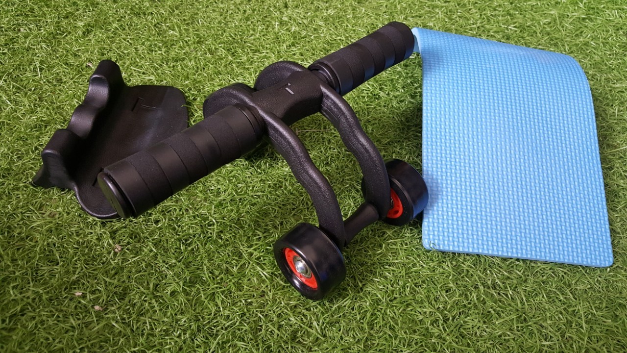 Con lăn tập cơ bụng 3 bánh cỡ lớn CAO CẤP-TPS
