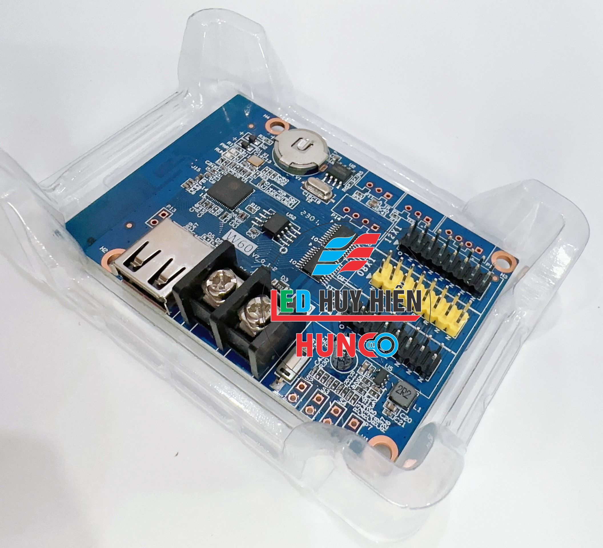 Mạch HD W60 (USB WIFI) hỗ trợ 2 tầng module led 13 màu