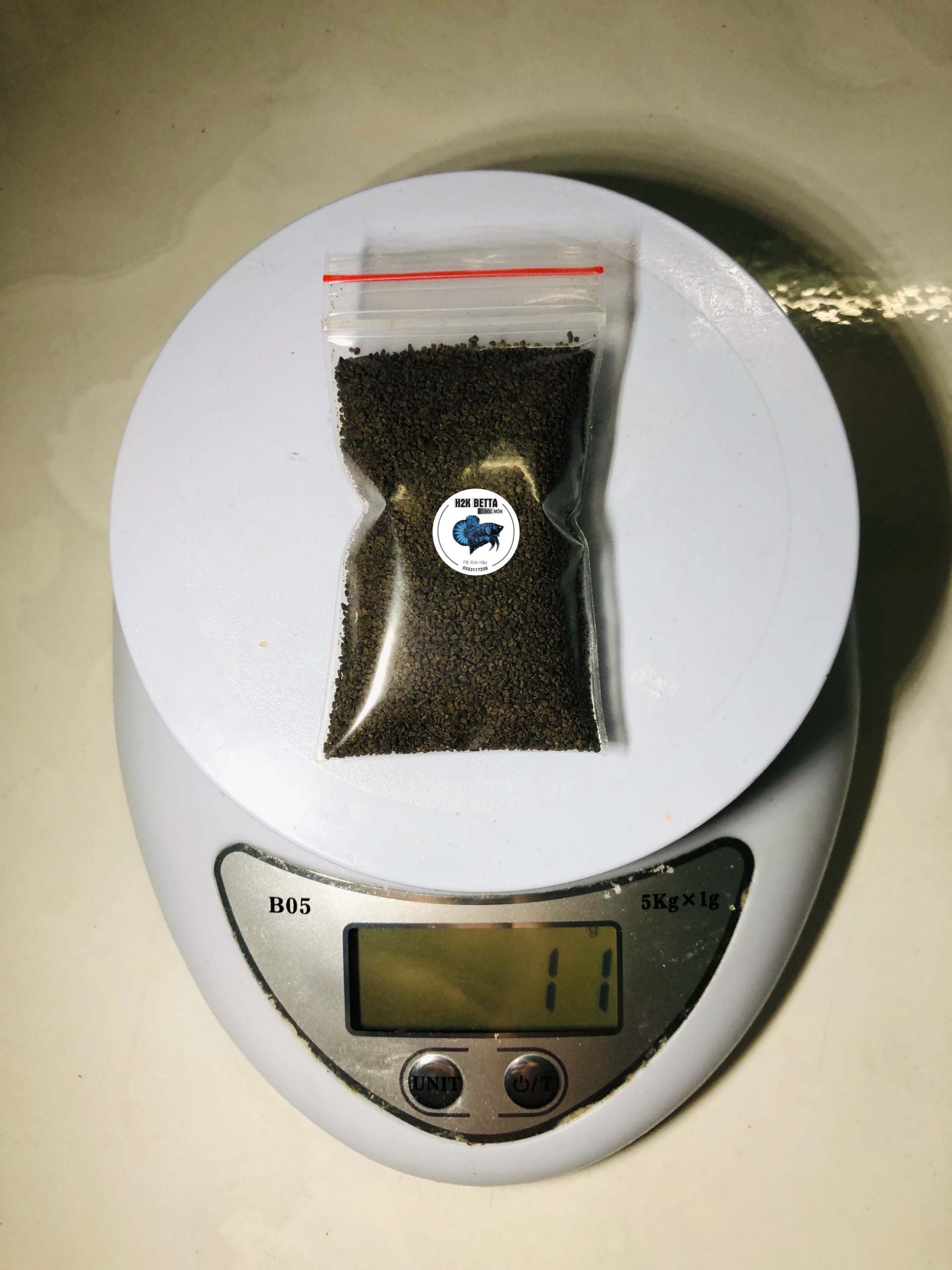 Túi cám nhỏ 10g dành cho cá betta & guppy