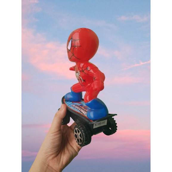 (with Video) Spider-Man Skateboard Toy (Zipper-Powered)