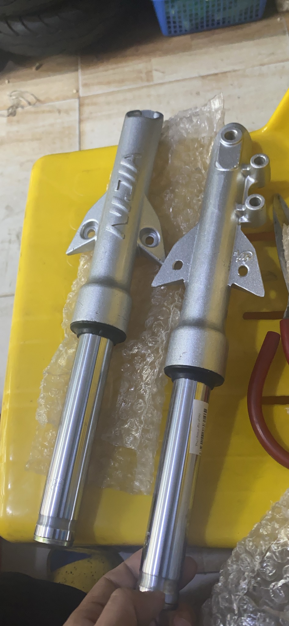 GIảm sóc trước ( thụt trước ) xe điện Ninja ( phanh đĩa)