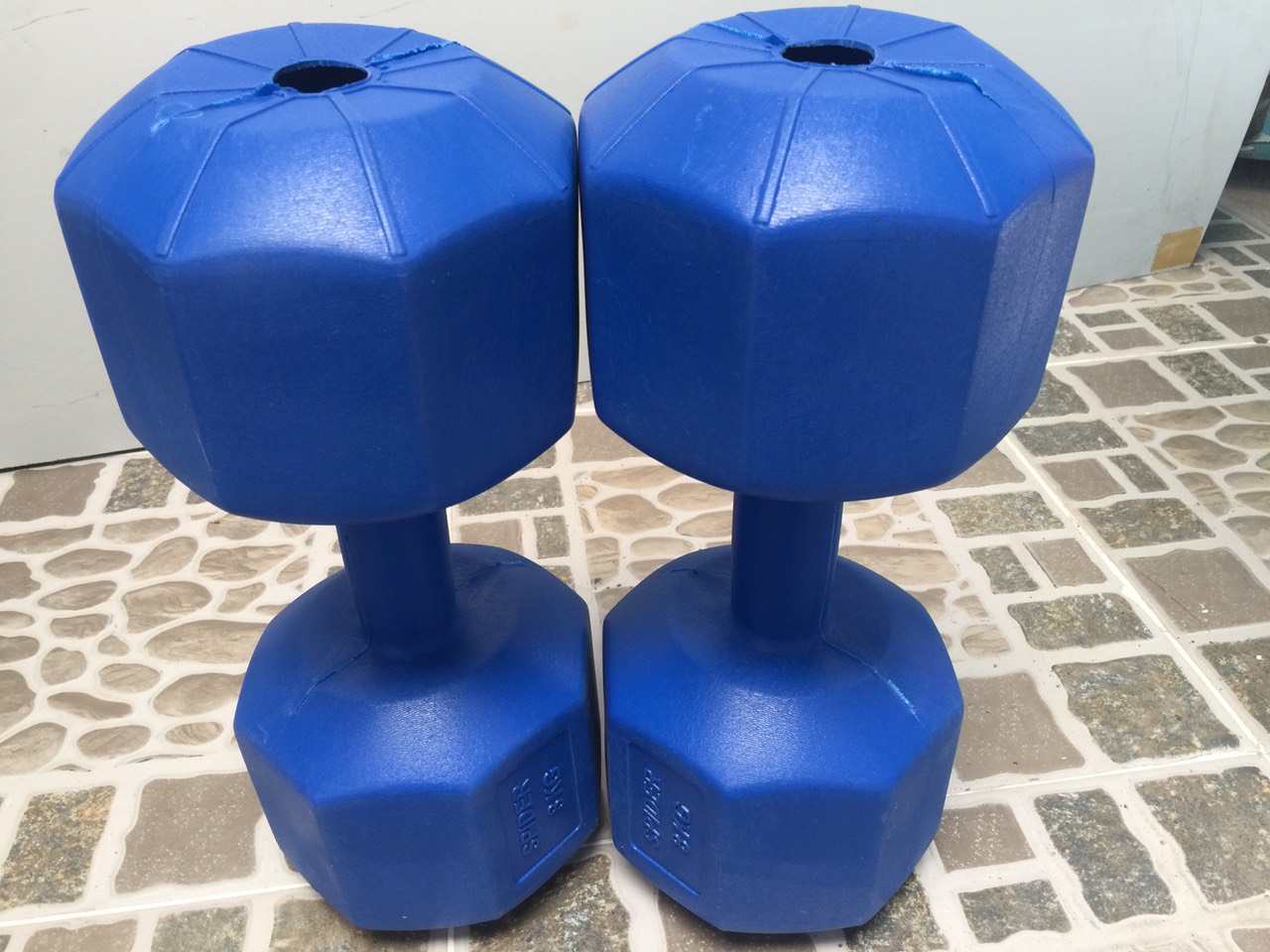 Cặp 2 Vỏ Tạ Tay Nhựa 8kg ( chưa nhồi)