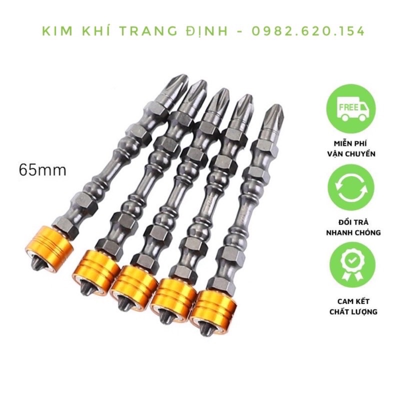 Mũi bắt vít 4 cạnh có nam châm trợ lực HD - 1 chiếc