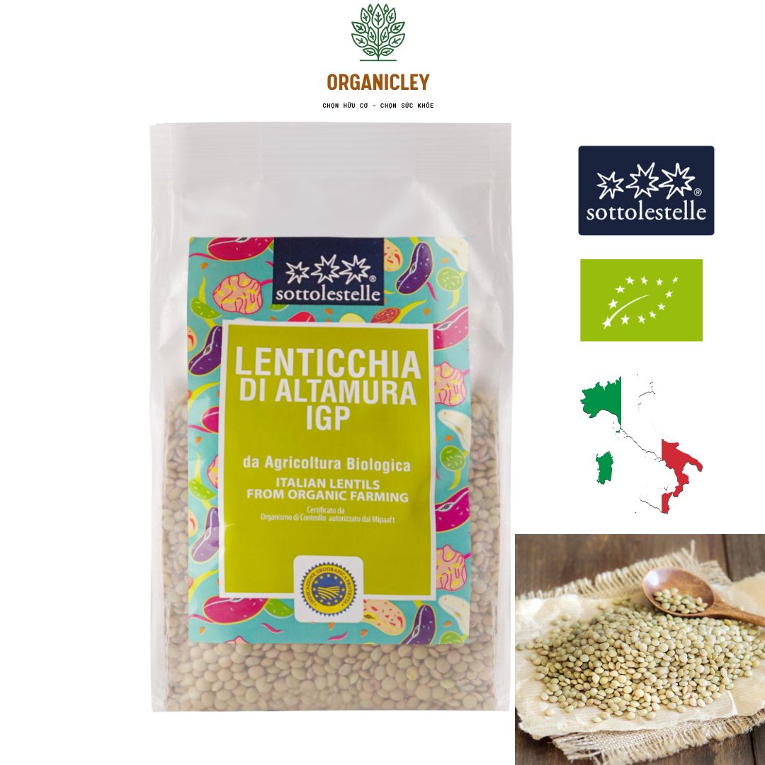 Đậu Hữu Cơ Cho Bé Ăn Dặm Sottolestelle (Đậu Gà, Đậu Lăng Đỏ, Đậu Lăng Xanh, Đậu Lăng Vàng, Đậu Nành, Đậu Hà Lan, Đậu Đỏ)