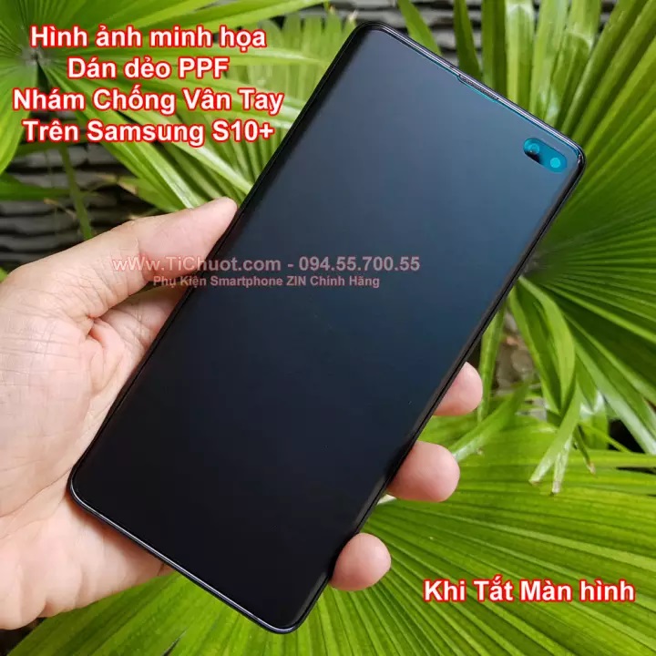 Miếng Dán PPF Chống Vân Tay Mặt Trước Cho Samsung Galaxy S10 5G, Dán Màn Hình Samsung