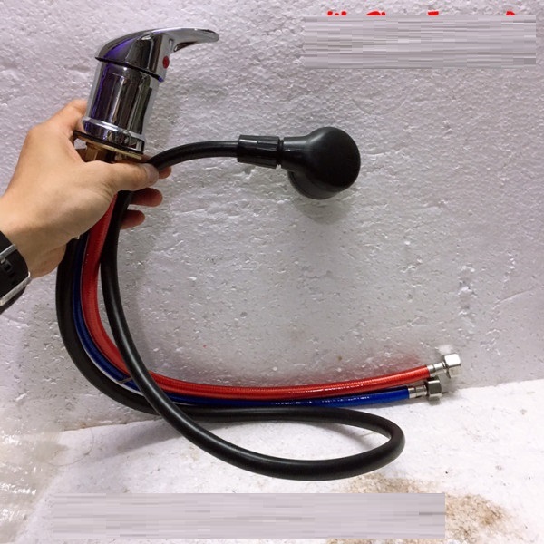 Bộ vòi sen + gật gù dùng cho giường gội